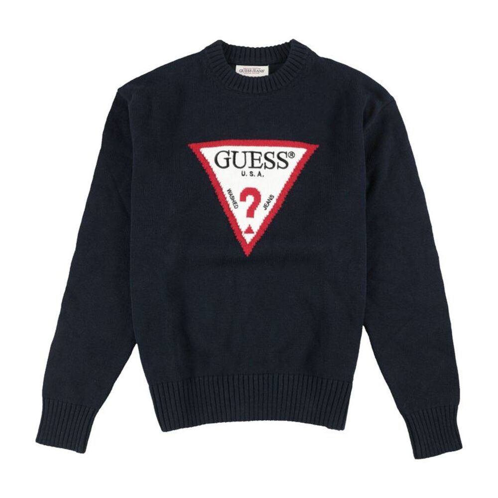 GUESS Mens Logo Pullover Sweater, NWT
